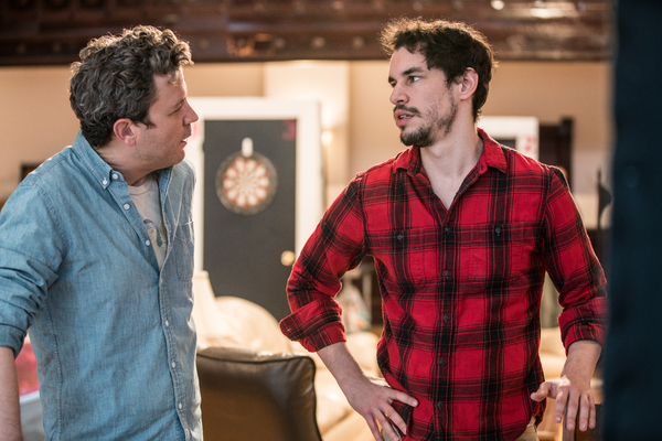 Photo Flash: Inside Rehearsal for STRAIGHT WHITE MEN at Steppenwolf Theatre Company Image