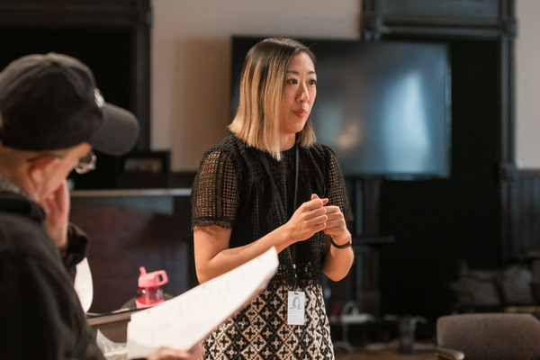 Photo Flash: Inside Rehearsal for STRAIGHT WHITE MEN at Steppenwolf Theatre Company Image