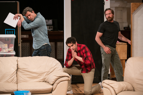 Photo Flash: Inside Rehearsal for STRAIGHT WHITE MEN at Steppenwolf Theatre Company Image