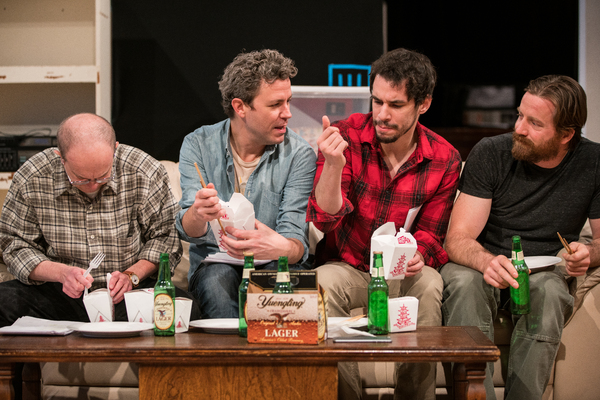 Photo Flash: Inside Rehearsal for STRAIGHT WHITE MEN at Steppenwolf Theatre Company Image