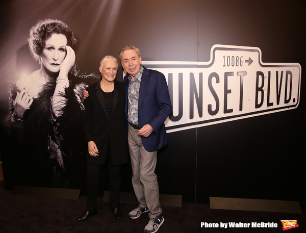 Glenn Close and Andrew Lloyd Webber Photo