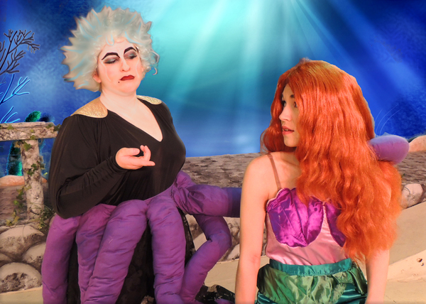 Tori Weaver as Ursula with Bridey Puvel as Ariel Photo
