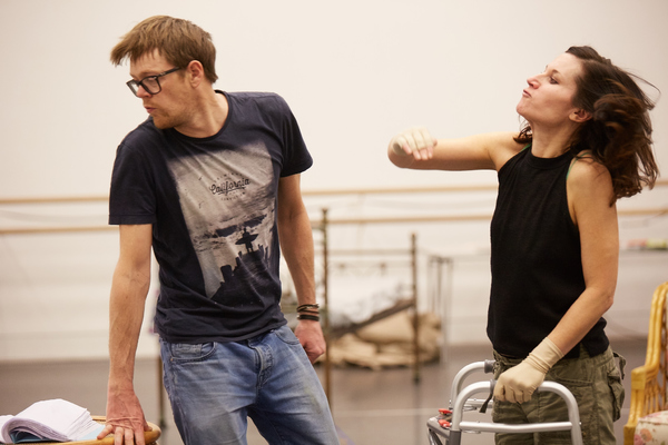 Photo Flash: In Rehearsal with UGLY LIES THE BONE at the Lyttelton Theatre 