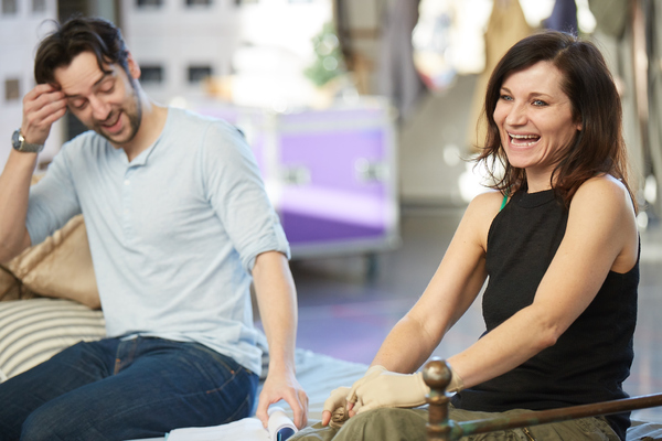 Photo Flash: In Rehearsal with UGLY LIES THE BONE at the Lyttelton Theatre Image