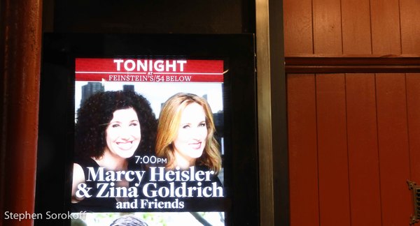 Photo Coverage: Marcy & Zina Bring Their Songs To Feinstein's/54 Below 