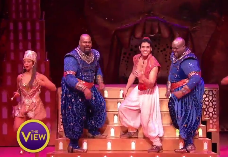 VIDEO: Seeing Double - Major Attaway Joins James Monroe Iglehart for Special ALADDIN Performance Image