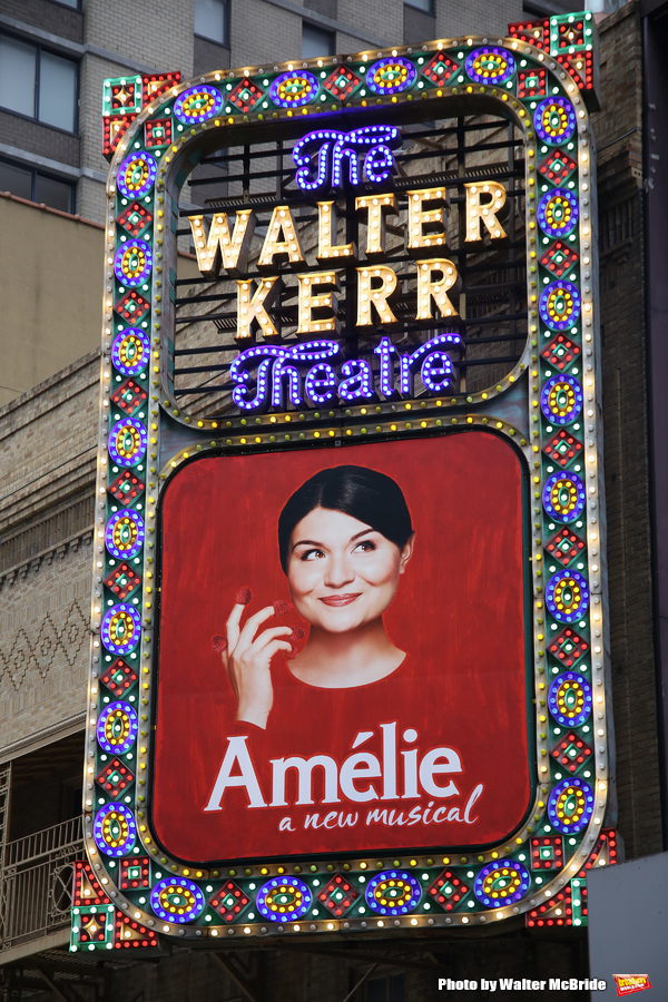 ''Amelie - A New Musical'  starring Phillipa Soo  Theatre Marquee unveiling at the Wa Photo