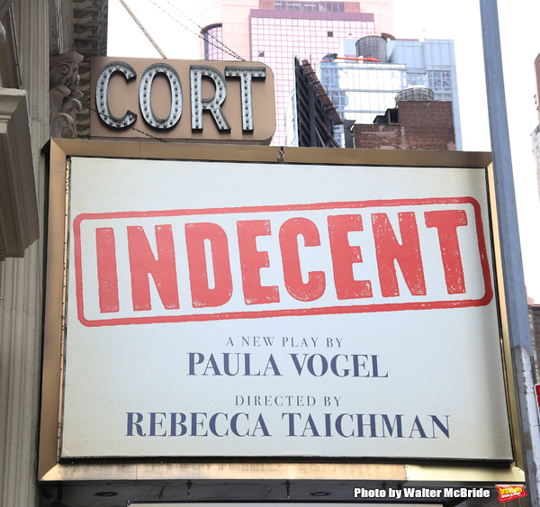 UP ON THE MARQUEE: INDECENT at the Cort Theatre Image