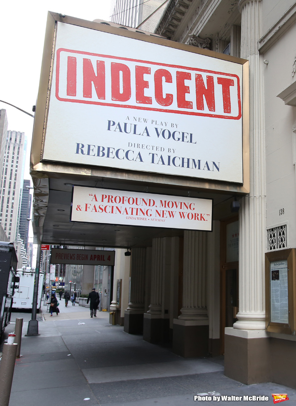 UP ON THE MARQUEE: INDECENT at the Cort Theatre Image