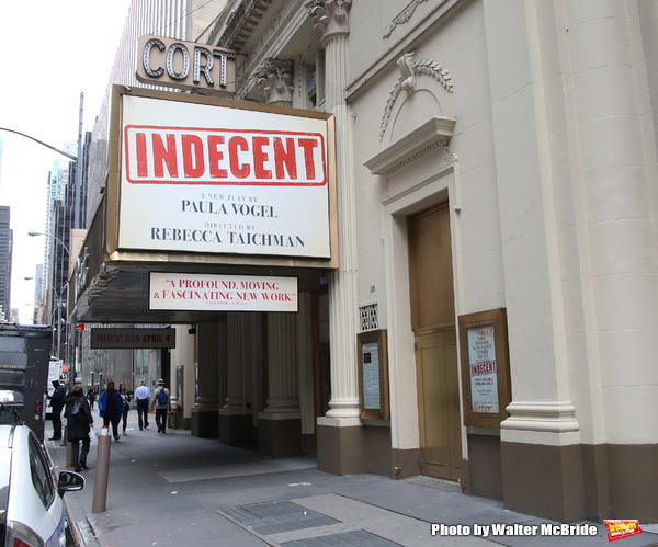 UP ON THE MARQUEE: INDECENT at the Cort Theatre Image