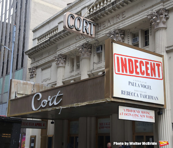 UP ON THE MARQUEE: INDECENT at the Cort Theatre Image