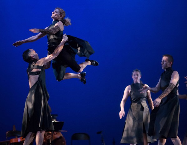 Tapage's Rafy Oved, Zabou Celhay and David Duchein in 'Spiders,' choreography by Tapa Photo
