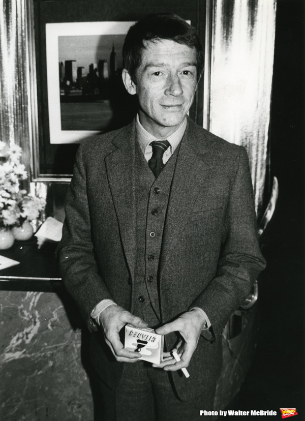 John Hurt photographed at his hotel on January 17, 1982 in New York City. Photo