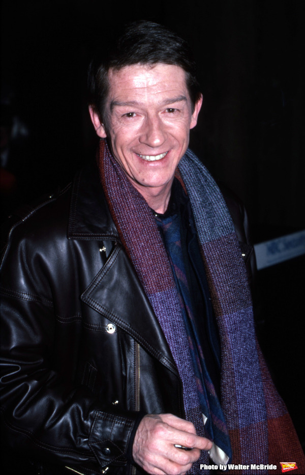 John Hurt photographed at the NBC Building on January 15, 1985 in New York City. Photo