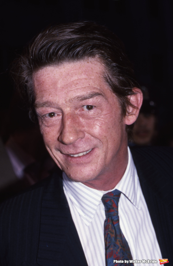 John Hurt photographed on April 27, 1989 in New York City. Photo