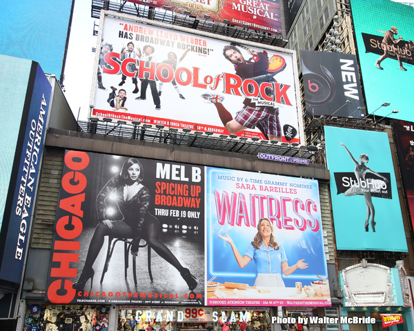 Photo Coverage: Mel B Graces Time Square in New CHICAGO Billboard Image