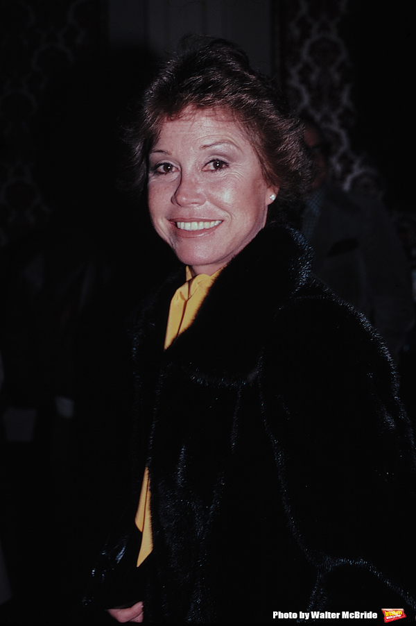 Mary Tyler Moore on November 1, 1985 in New York City.
 Photo