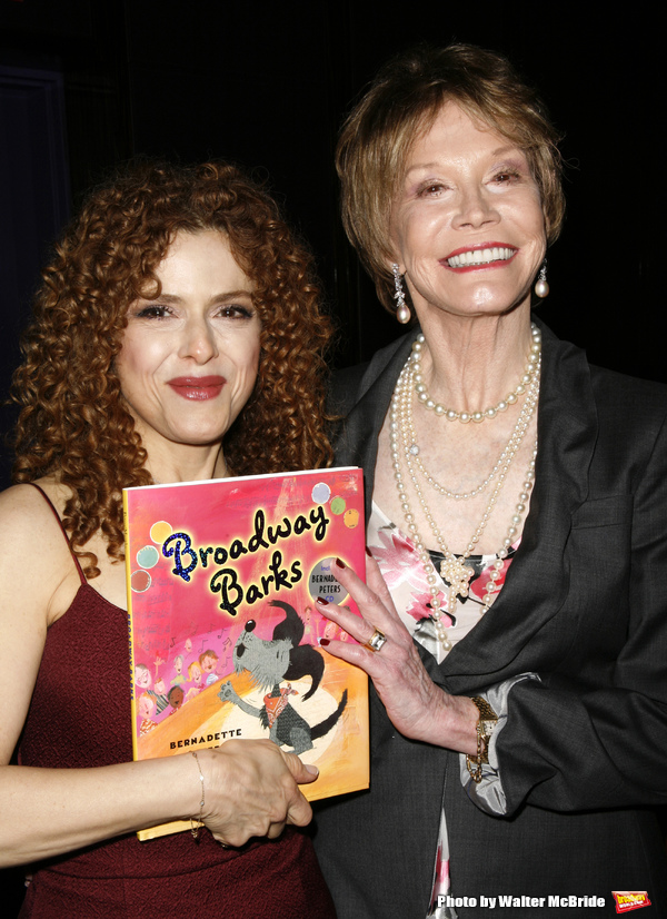 Bernadette Peters & Mary Tyler Moore
attending the book Party for the debut release o Photo