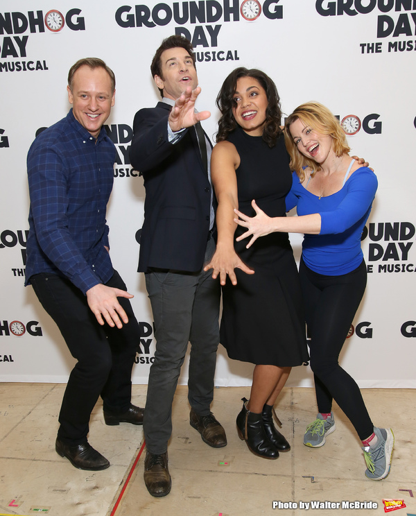 Photo Coverage: Just In Time! Meet the Company of GROUNDHOG DAY on Broadway Image