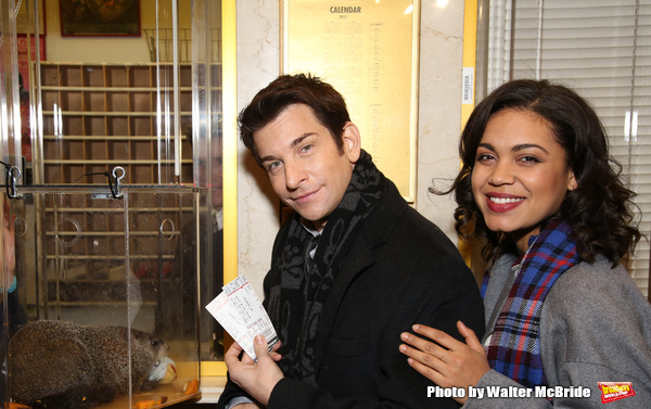 Photo Coverage: Staten Island Chuck Helps Andy Karl & GROUNDHOG DAY Company Open the Box Office! Image