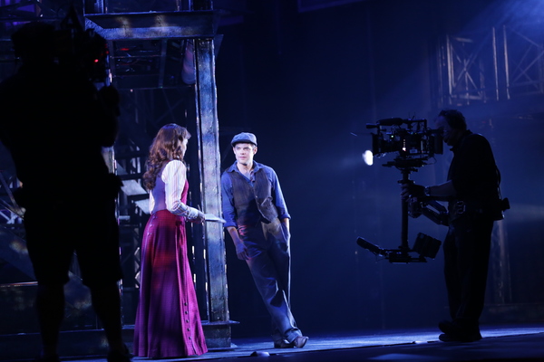 Photo Flash: Ain't It a Fine Life Filming NEWSIES? Go Behind the Scenes Before It Hits Theatres! Image