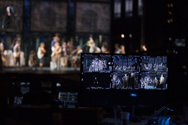 Photo Flash: Ain't It a Fine Life Filming NEWSIES? Go Behind the Scenes Before It Hits Theatres! Image