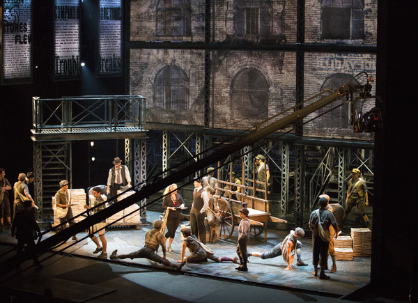 Photo Flash: Ain't It a Fine Life Filming NEWSIES? Go Behind the Scenes Before It Hits Theatres! Image