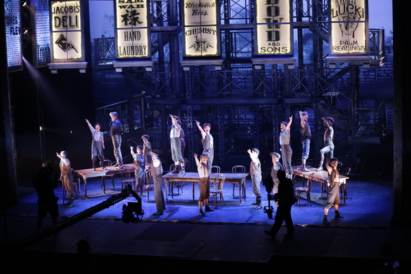 Photo Flash: Ain't It a Fine Life Filming NEWSIES? Go Behind the Scenes Before It Hits Theatres! Image