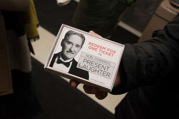 Photo Flash: Ticket Buyers Unwrap the PRESENT LAUGHTER Box Office Image