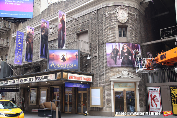 Up on the Marquee: ANASTASIA Gets Installed!