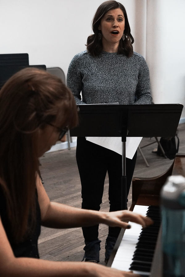 Photo Flash: Inside Rehearsal for LOVE SONGS FOR V-DAY at Birdland Image