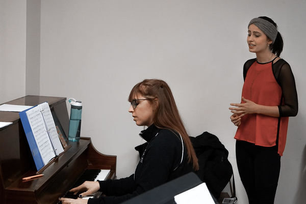 Photo Flash: Inside Rehearsal for LOVE SONGS FOR V-DAY at Birdland Image