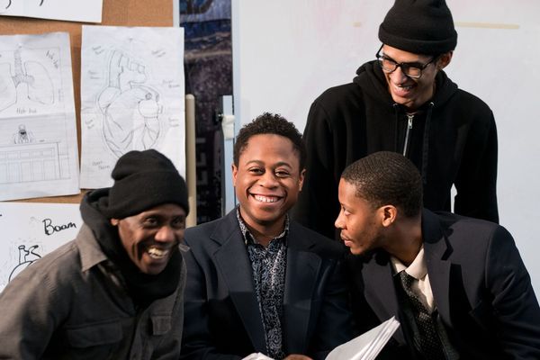 Photo Flash: Inside Rehearsal for Steppenwolf for Young Adults' MONSTER Image