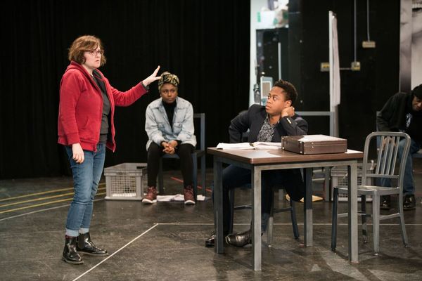 Photo Flash: Inside Rehearsal for Steppenwolf for Young Adults' MONSTER Image