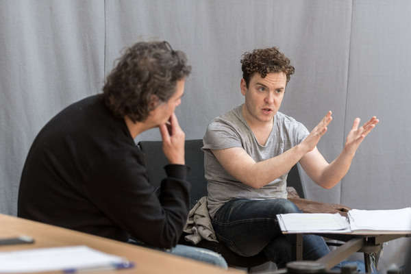 Photo Flash: Daniel Radcliffe, Joshua McGuire and More in Rehearsal for ROSENCRANTZ AND GUILDENSTERN ARE DEAD at the Old Vic Image