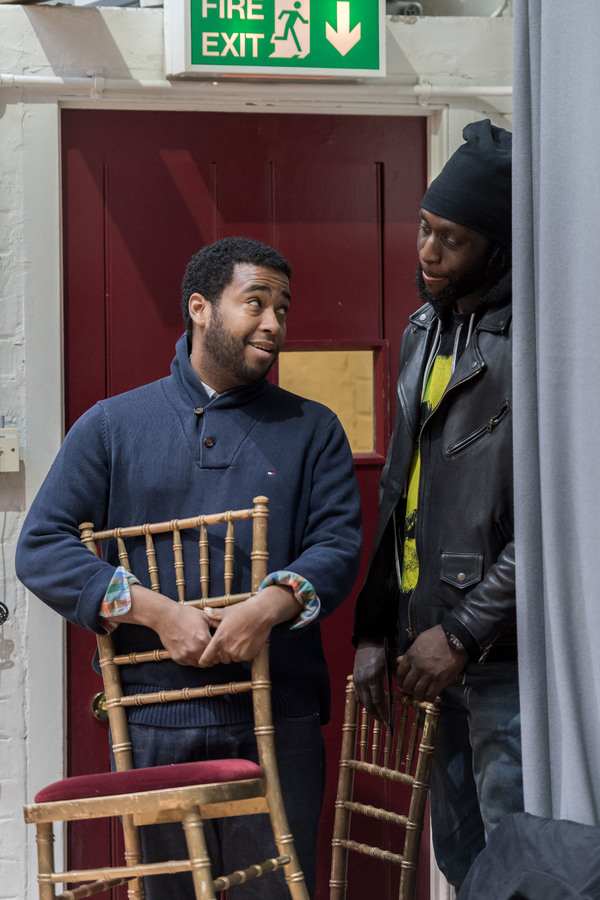 Photo Flash: Daniel Radcliffe, Joshua McGuire and More in Rehearsal for ROSENCRANTZ AND GUILDENSTERN ARE DEAD at the Old Vic Image
