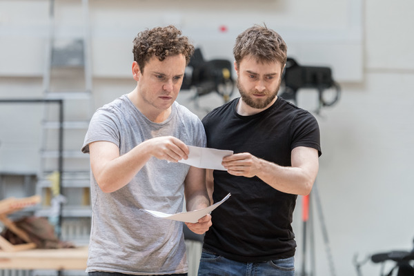 Photo Flash: Daniel Radcliffe, Joshua McGuire and More in Rehearsal for ROSENCRANTZ AND GUILDENSTERN ARE DEAD at the Old Vic Image