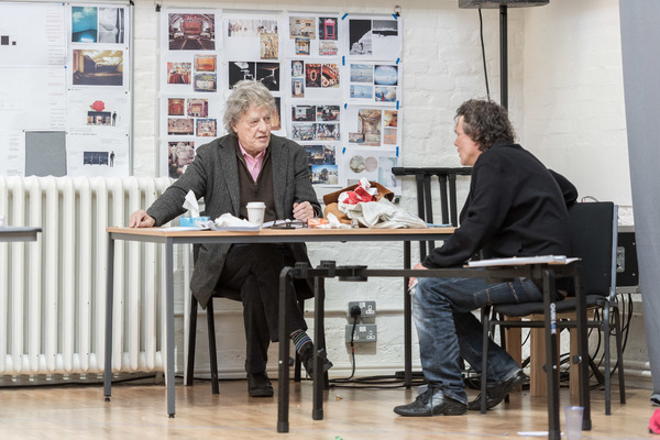 Photo Flash: Daniel Radcliffe, Joshua McGuire and More in Rehearsal for ROSENCRANTZ AND GUILDENSTERN ARE DEAD at the Old Vic Image