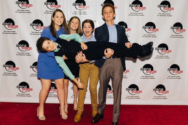 Young cast members Lucy Breedlove, Heidi Kaplan, Ethan Van Slyke, Ethan Miller (back) Photo