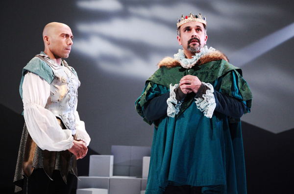 Gabriel Portuondo as Clotaldo and Dennis Vargas as Basilio in Life is A Dream (1635)  Photo