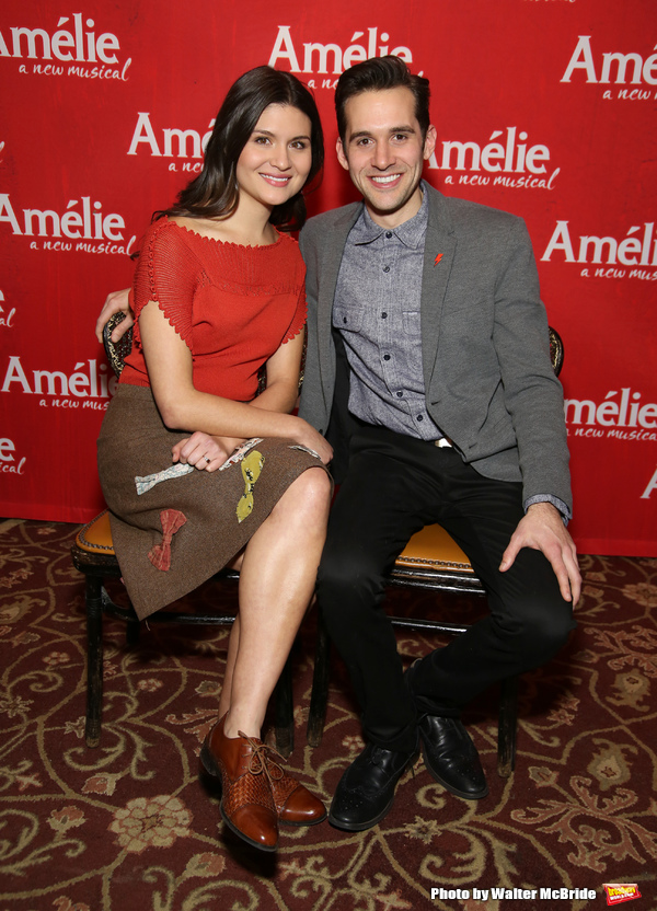 Photo Coverage: AMELIE Cast Flashes Smiles in Preview at The Cutting Room Image