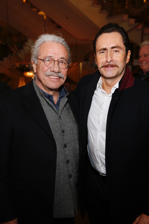 Actor Edward James Olmos and cast member Demian Bichir Photo