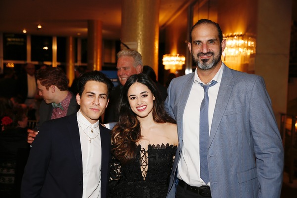 Cast members Oscar Camacho, Jeanine Mason and Brian Abraham Photo