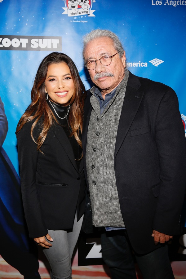 Actors Eva Longoria and Edward James Olmos Photo