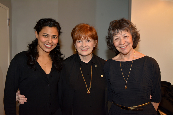 Jolly Abraham, Blair Brown and Maggie Buchwald Photo