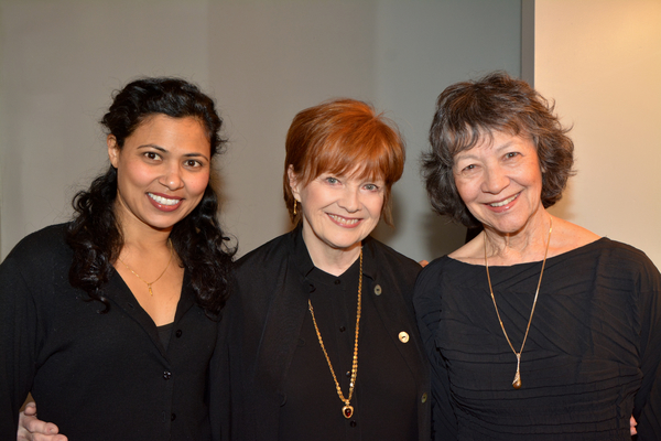 Jolly Abraham, Blair Brown and Maggie Buchwald Photo