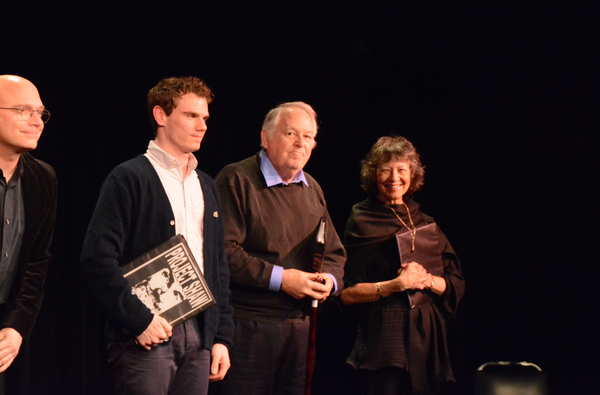 Michael Cerveris, Jay Armstrong Johnson, Dakin Matthews and Maggie Buchwald Photo