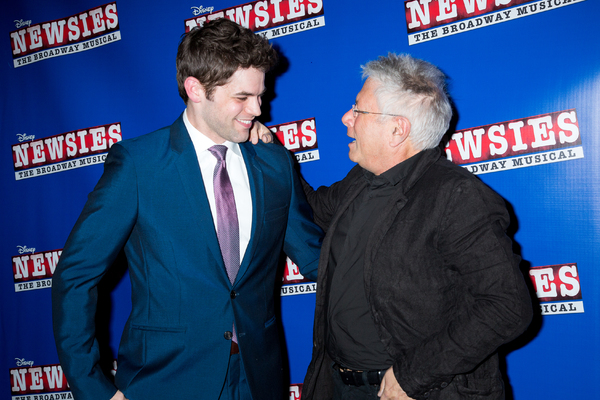 Jeremy Jordan, Alan Menken Photo