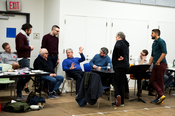 Bob Avian, Cameron Mackintosh, Laurence Connor Photo