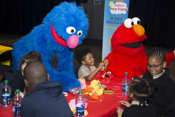 Photo Flash: Inside the SESAME STREET LIVE Friendship Bracelet Making Event at Madison Square Garden Image